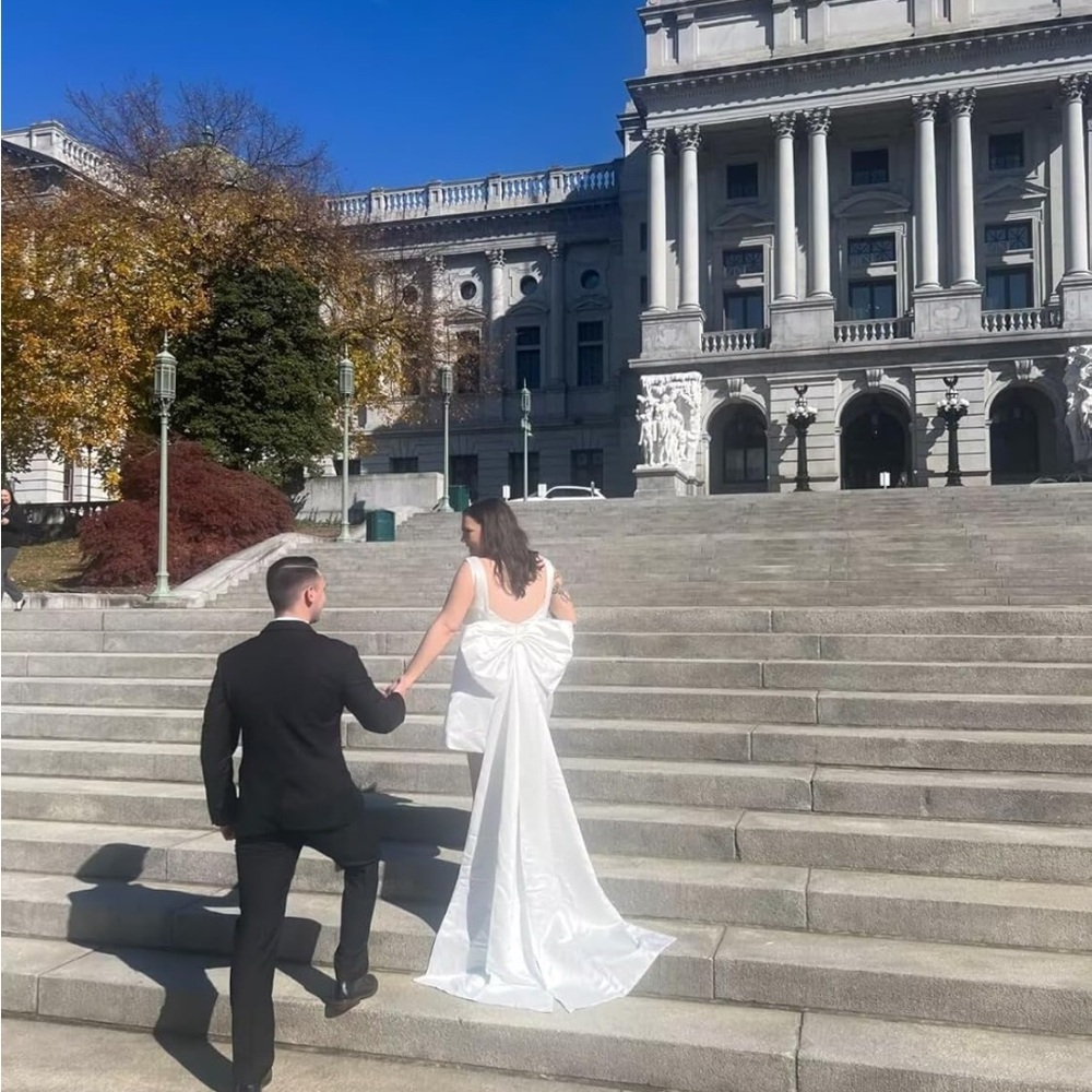 Elegant White Gown
